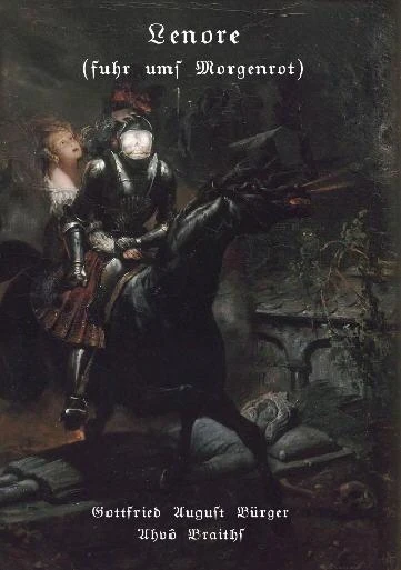 Lenore fuhr ums Morgenrot / Lenore waakt met Ochtendrood – Gottfried August Bürger – boek cover