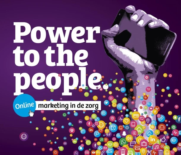 Online marketing in de zorg – Marian Draaisma – boek cover
