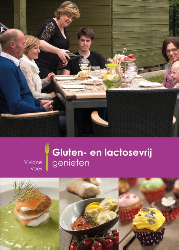 Gluten- en lactosevrij genieten – Viviane Vaes – boek cover