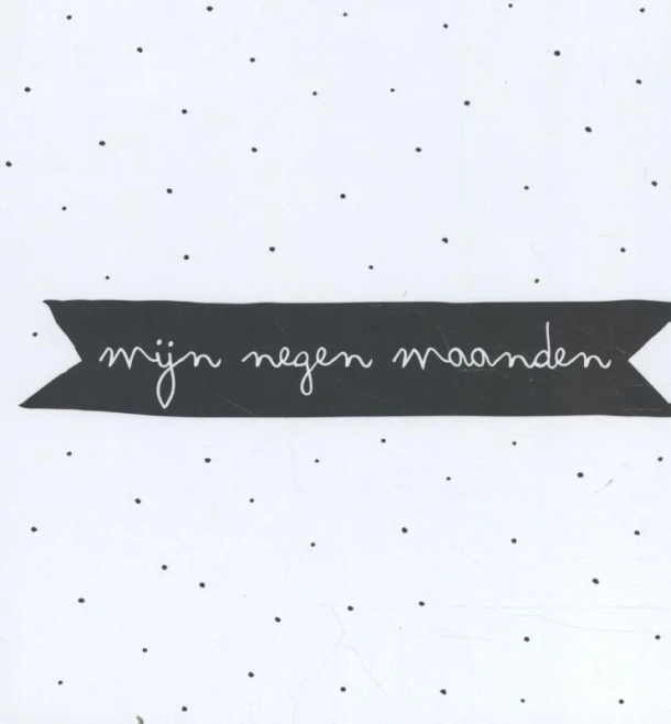 Mijn negen maanden boek – boek cover