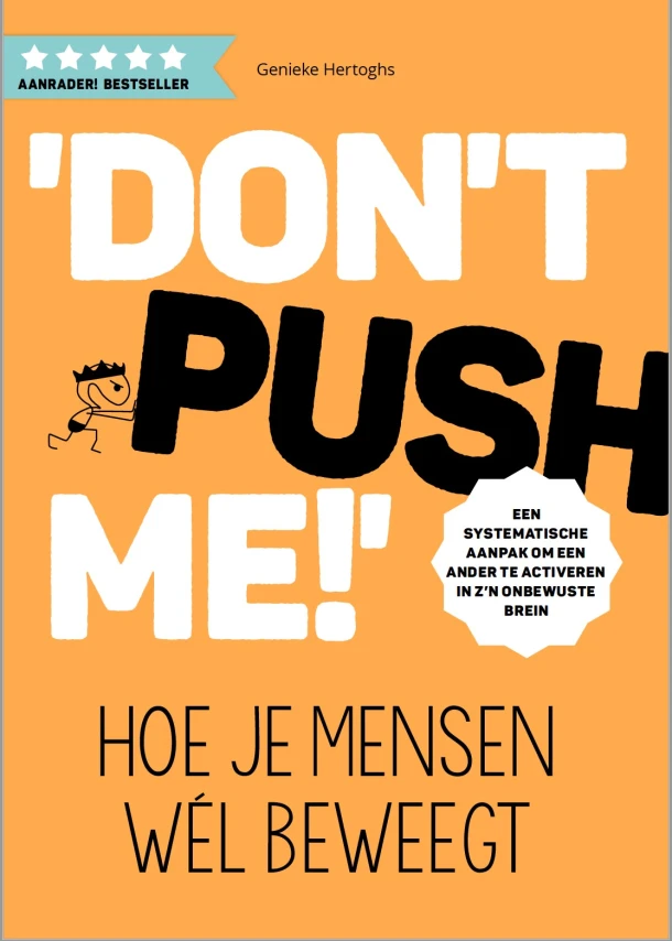 Don't push me! – Genieke Hertoghs – boek cover