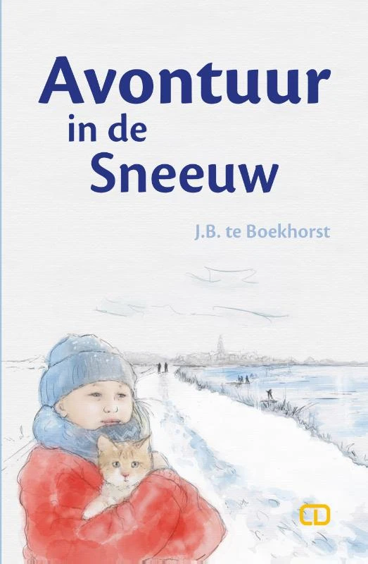 Avontuur in de sneeuw – J.B. te Boekhorst – boek cover