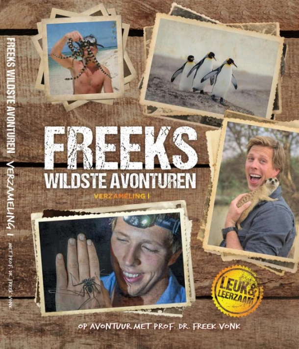 Freeks Wildste Avonturen – Prof. Dr. F.J. Vonk – boek cover