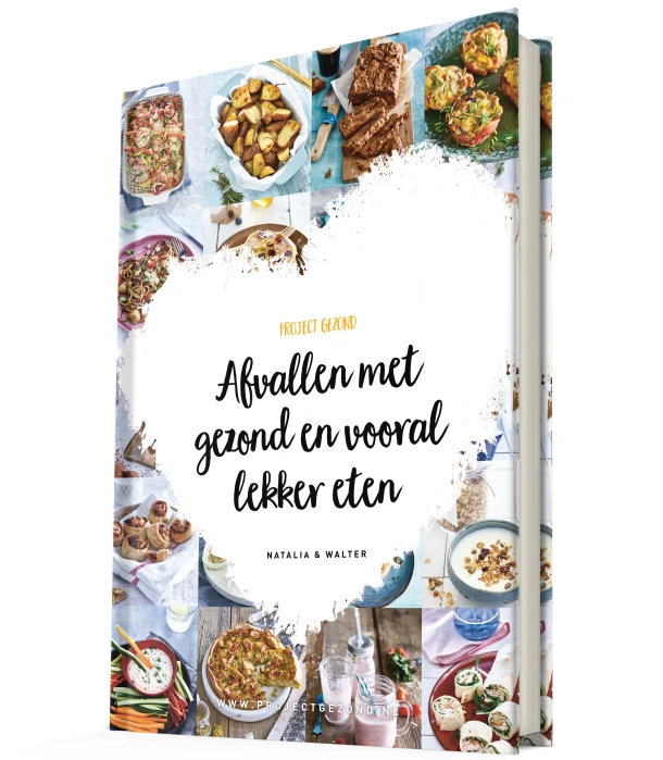 Afvallen met gezond en vooral lekker eten – Natalia Rakhorst – boek cover
