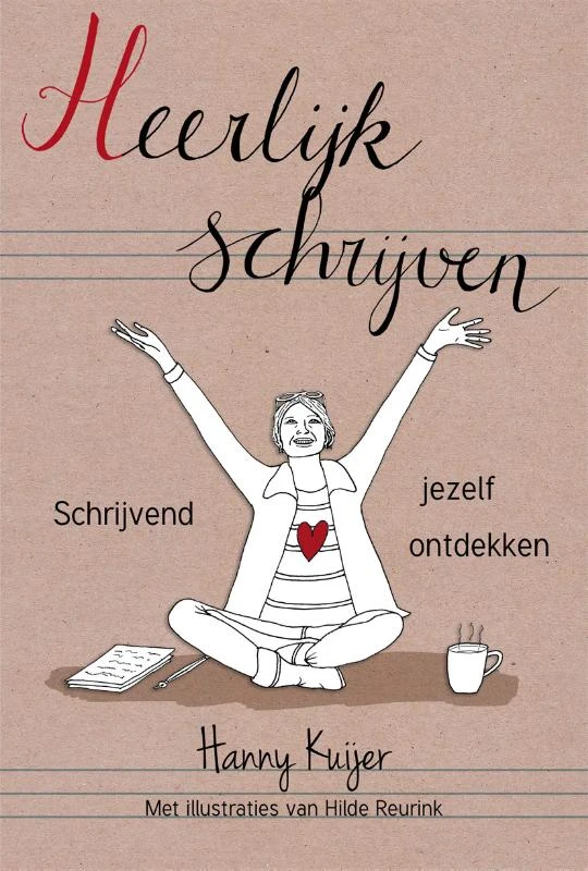 Heerlijk schrijven – Hanny Kuijer – boek cover