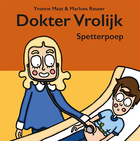 Dokter Vrolijk Spetterpoep – Yvonne Maat – boek cover