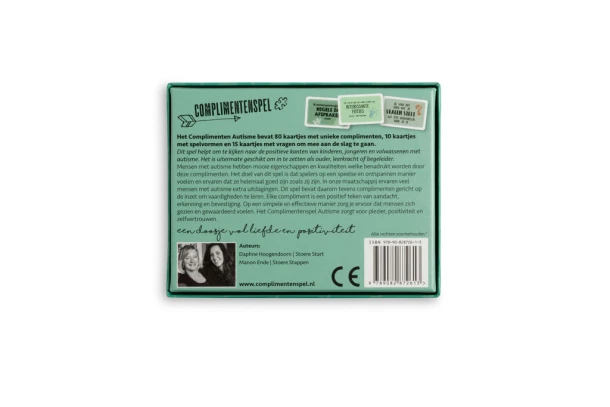 Complimentenspel Autisme – Manon Ende – boek cover