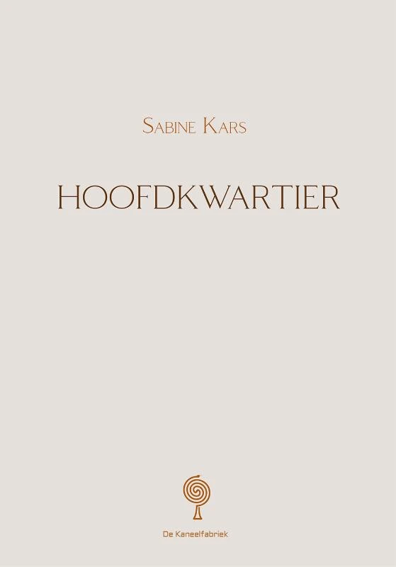 Hoofdkwartier – Sabine Kars – boek cover