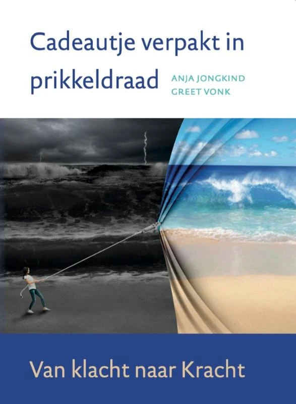 Cadeautje verpakt in prikkeldraad – Anja Jongkind – boek cover