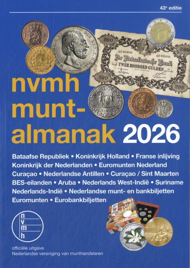 NVMH Muntalmanak 2026 – Jacco Scheper – boek cover