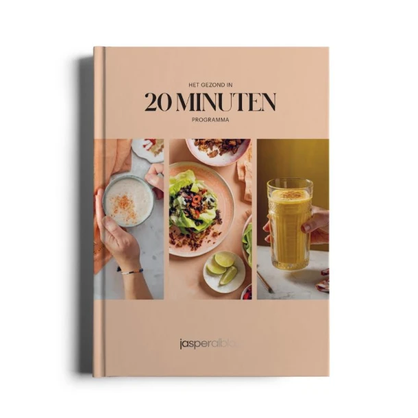 Gezonde 20 minuten recepten – Jasper Alblas – boek cover