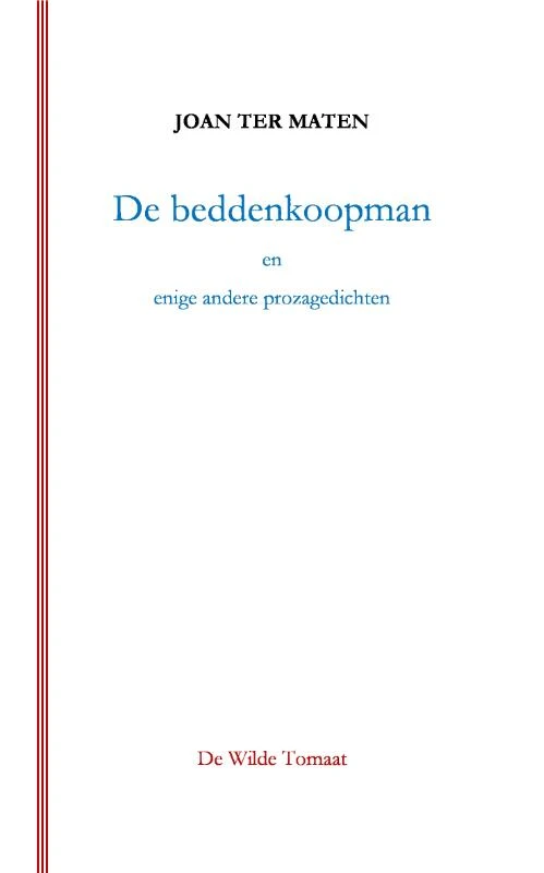 De beddenkoopman – Joan ter Maten – boek cover