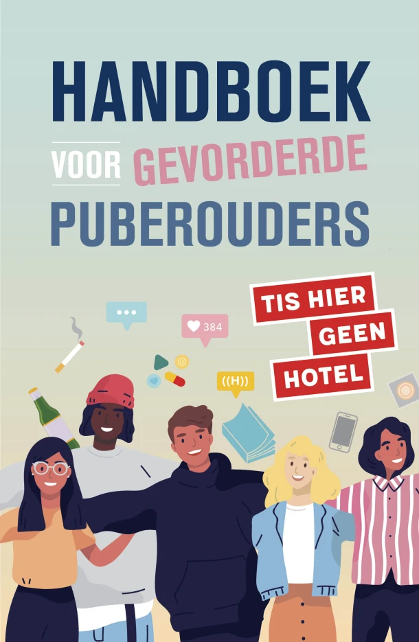 Handboek voor gevorderde puberouders – Martine de Vente – boek cover