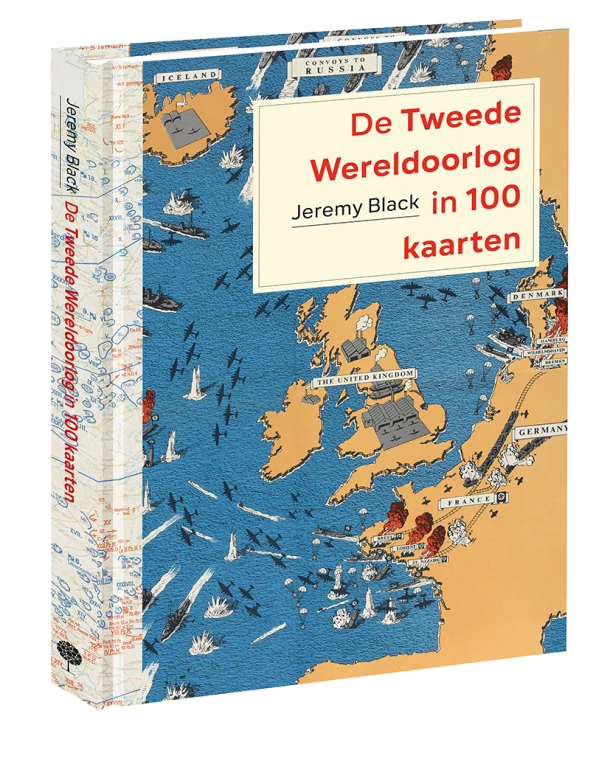 De Tweede Wereldoorlog in 100 kaarten – Jeremy Black – boek cover