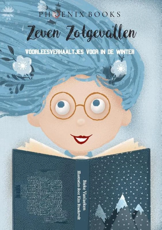 Zeven Zotgevallen – Bieke Vanlaeken – boek cover