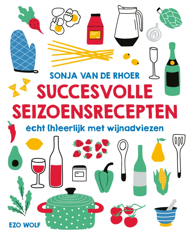 Succesvolle seizoensrecepten – Sonja van de Rhoer – boek cover