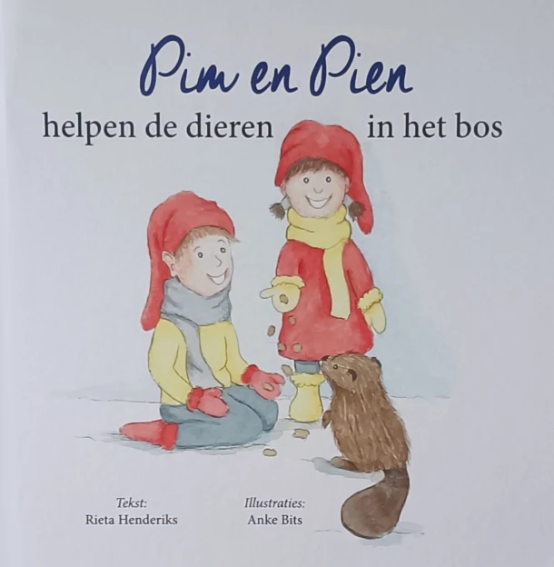 Pim en Pien helpen de dieren in het bos – Rieta Henderiks – boek cover