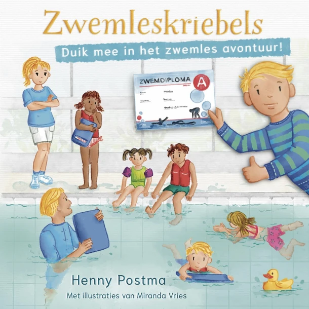 Zwemleskriebels – Henny Postma – boek cover