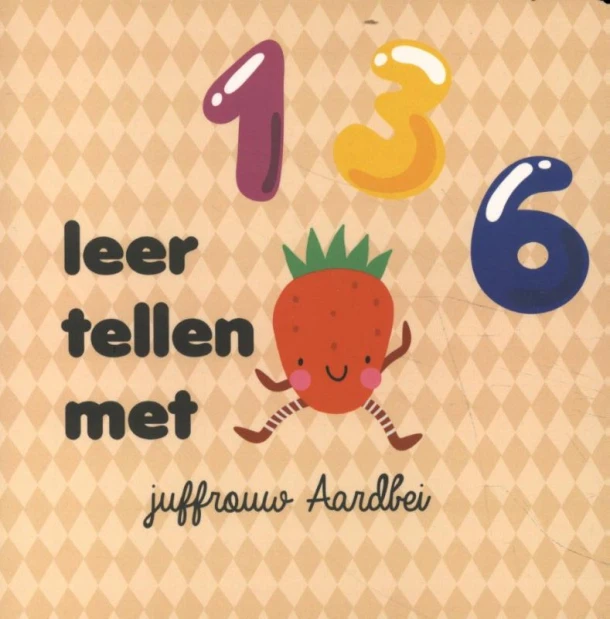 Leer tellen met juffrouw Aardbei – Jacqueline Pieterson – boek cover
