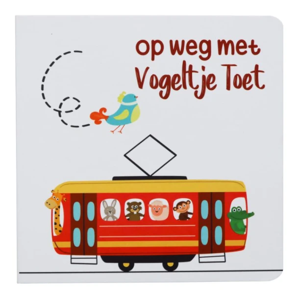 op weg met vogeltje Toet – Jacqueline Pieterson – boek cover