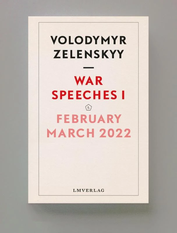 War Speeches I – Volodymyr Zelensky – boek cover