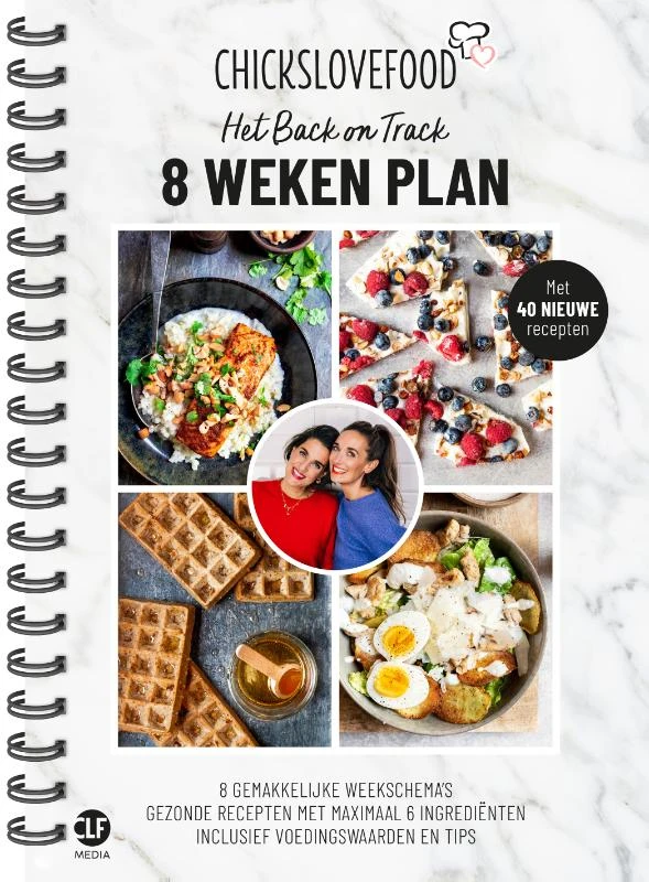 Chickslovefood - Het back on track 8 weken plan – Nina De Bruijn – boek cover