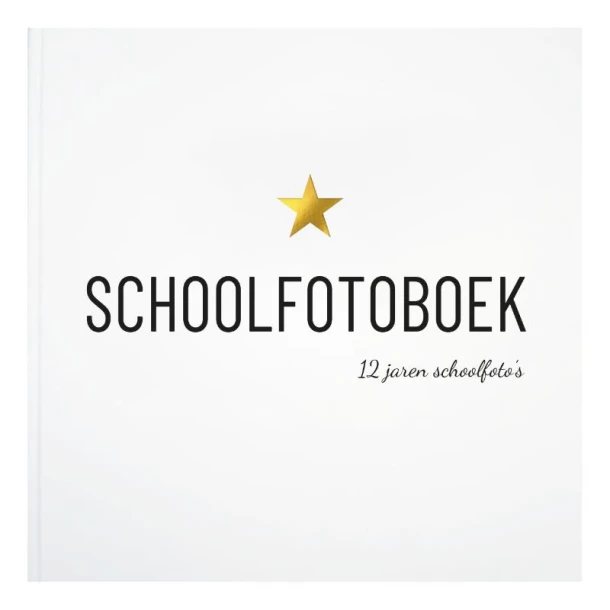 Schoolfotoboek – boek cover
