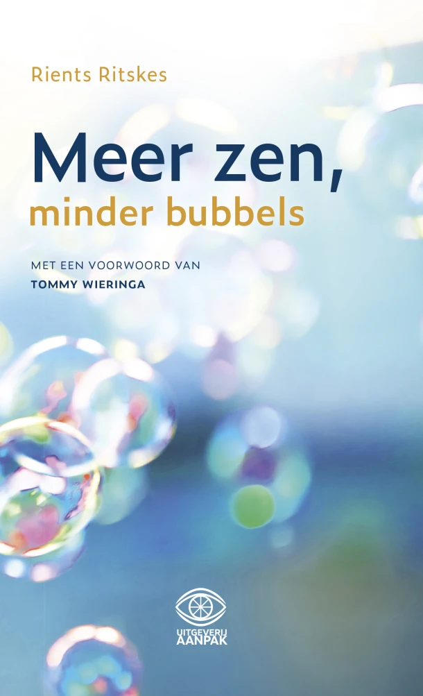 Meer zen, minder bubbels – Rients Ritskes – boek cover
