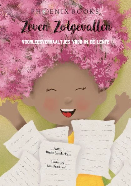 Zeven Zotgevallen – Bieke Vanlaeken – boek cover