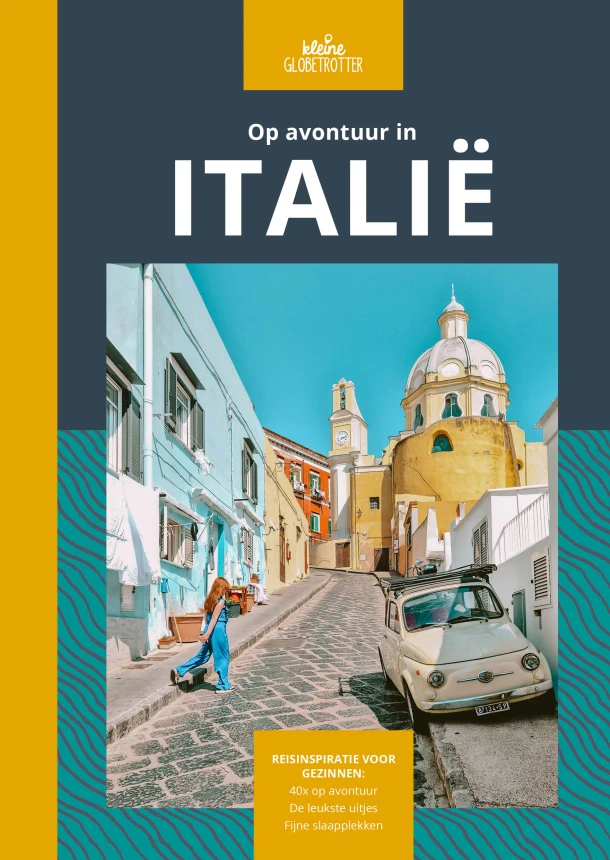 Op avontuur in Italië – Kleine Globetrotter – boek cover