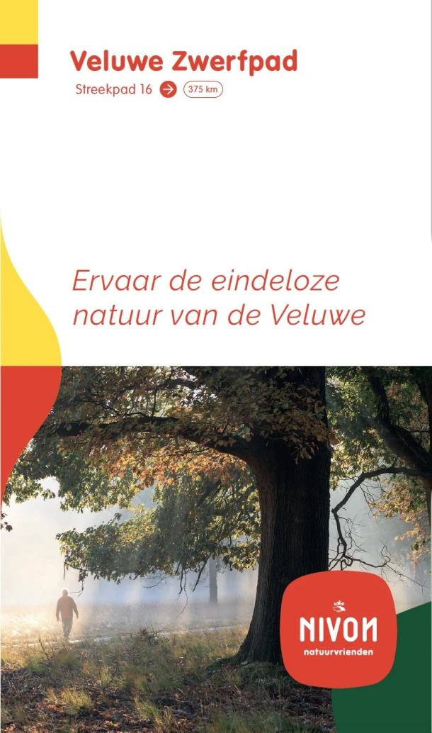 Veluwe Zwerfpad – Nivon Wandelwerkgroep – boek cover
