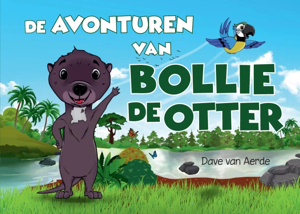 De avonturen van Bollie de Otter – Dave van Aerde – boek cover
