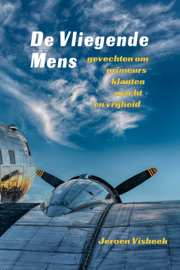 De Vliegende Mens – Jeroen Visbeek – boek cover
