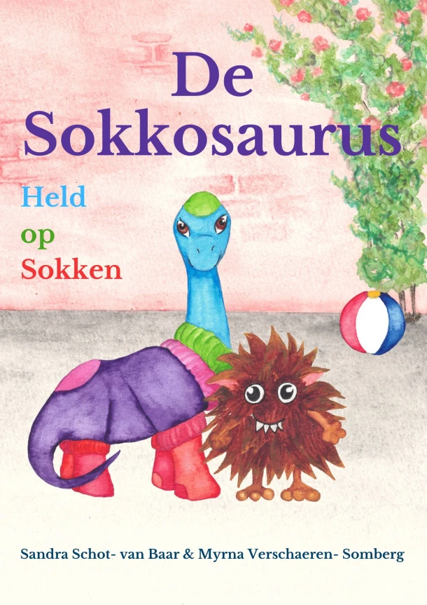 De Sokkosaurus – Sandra Schot- van Baar – boek cover