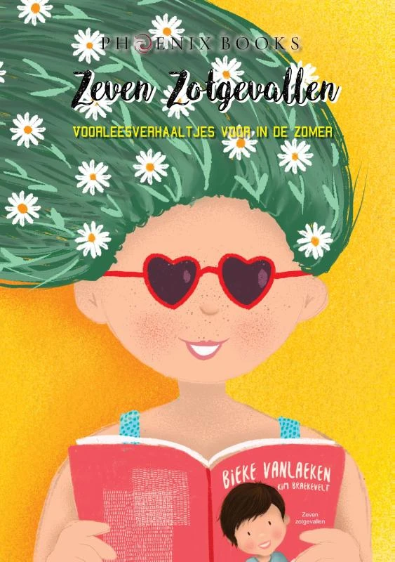 Zeven Zotgevallen – Bieke Vanlaeken – boek cover