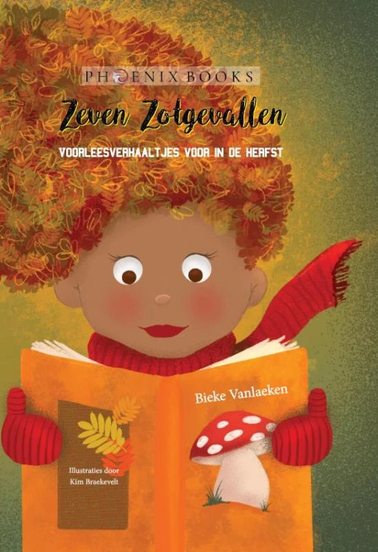 Zeven Zotgevallen – Bieke Vanlaeken – boek cover
