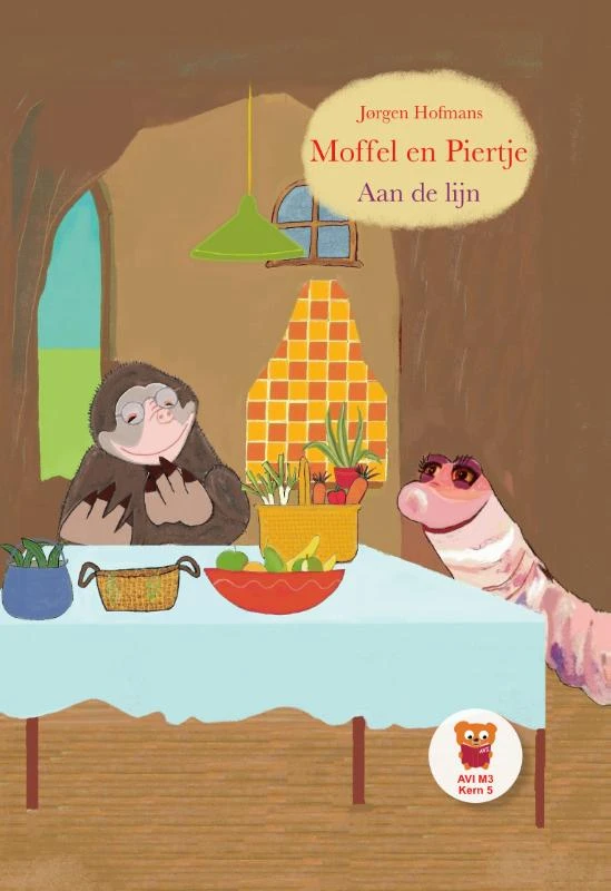 Moffel en Piertje Aan de lijn – Jørgen Hofmans – boek cover