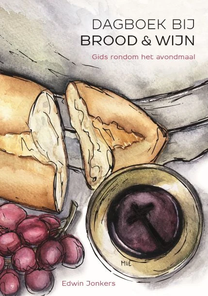 Dagboek bij brood en wijn – Edwin Jonkers – boek cover