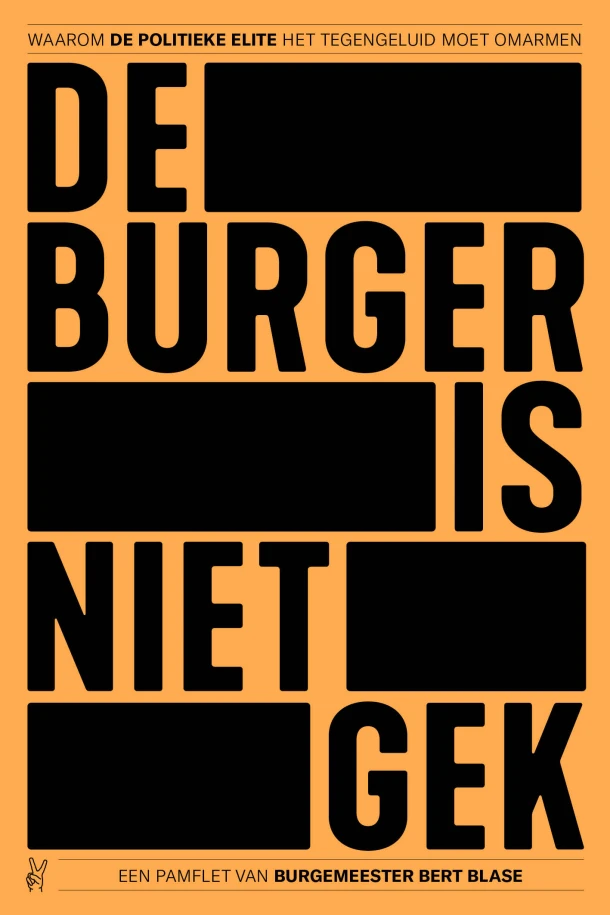 De burger is niet gek – Bert Blase – boek cover