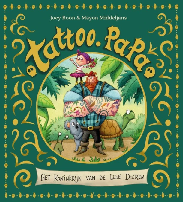 Papa Ink - Het Koninkrijk van de Luie Dieren – Joey Boon – boek cover
