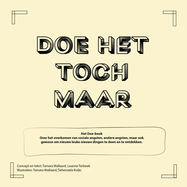 Doe het toch maar – Tamara Wallaard – boek cover