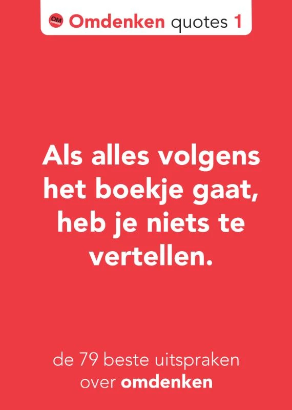 Omdenken quotes 1 – Berthold Gunster – boek cover