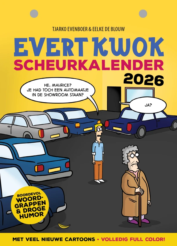 Evert Kwok Scheurkalender 2026 – Tjarko Evenboer – boek cover