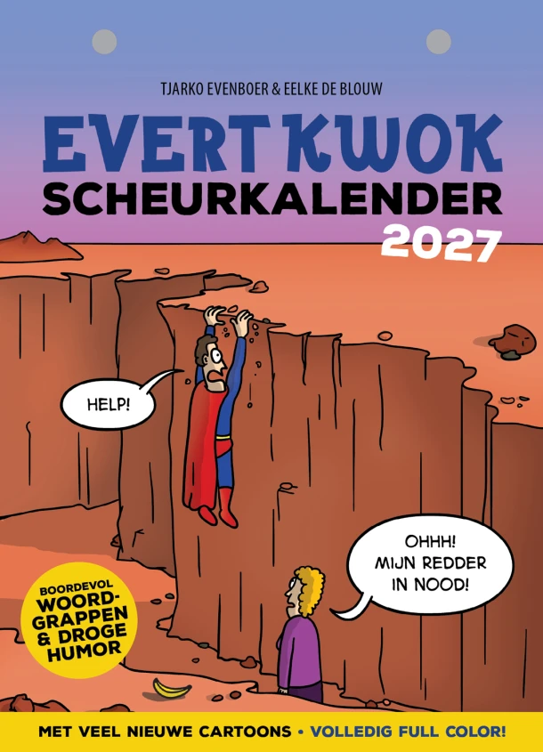 Evert Kwok Scheurkalender 2027 – Tjarko Evenboer – boek cover