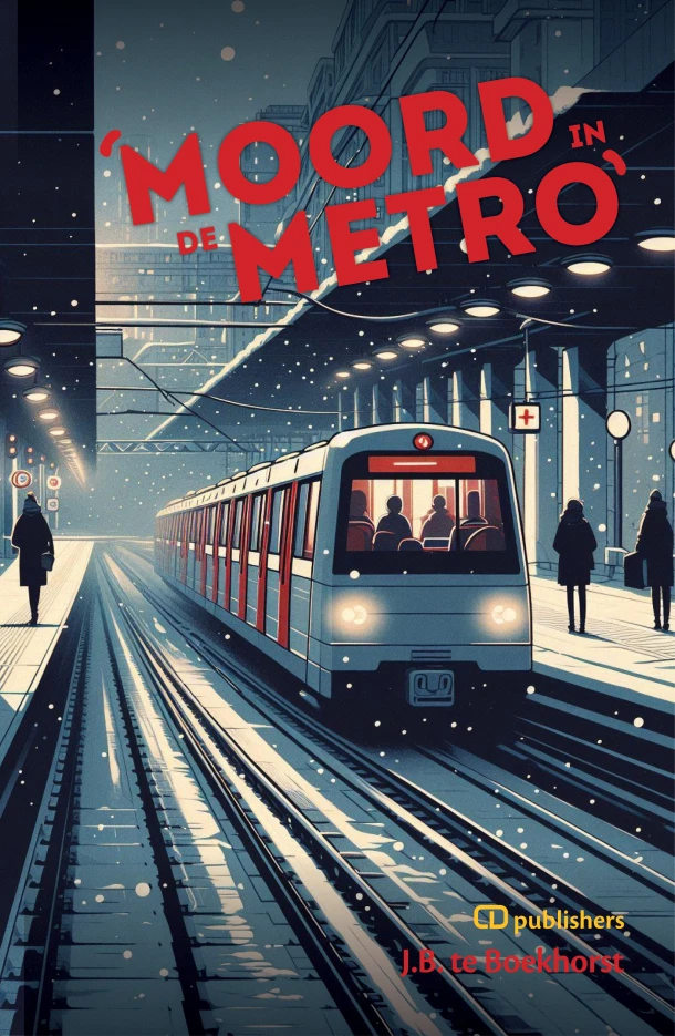 Moord in de Metro – J.B. te Boekhorst – boek cover