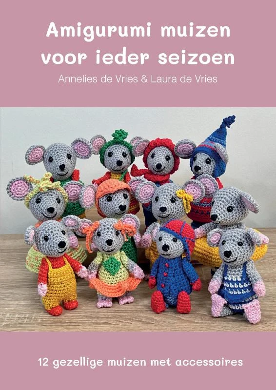 Amigurumi muizen voor ieder seizoen – Annelies de Vries – boek cover