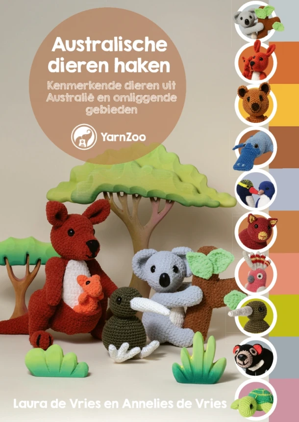 Australische dieren haken – Laura de Vries – boek cover
