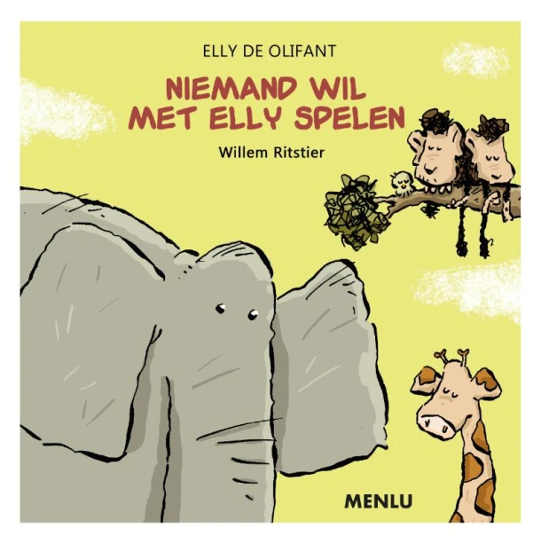 Elly de Olifant ā Willem Ritstier ā boek cover
