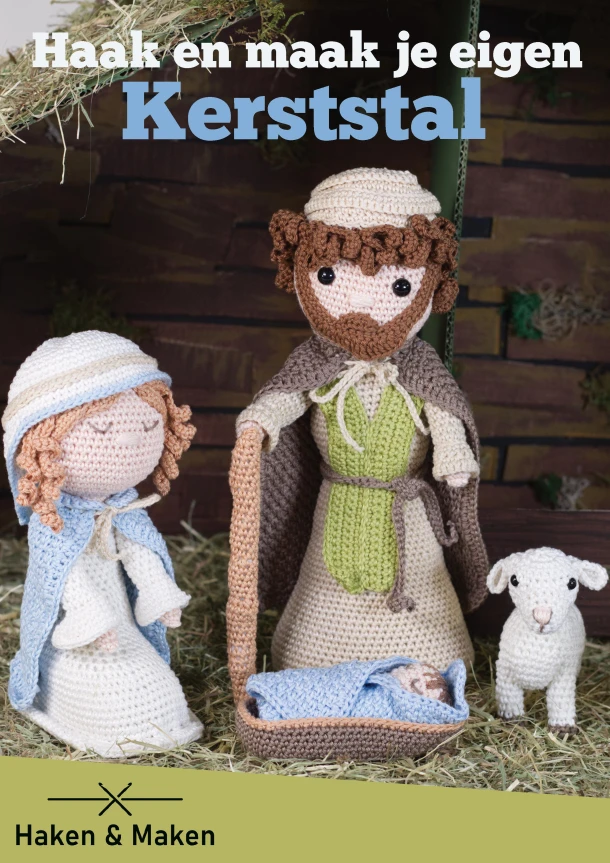 Haak en maak je eigen Kerststal – Marjolein Hermkes – boek cover