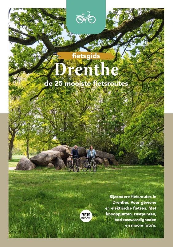 Fietsgids Drenthe - De 25 mooiste fietsroutes – Godfried van Loo – boek cover